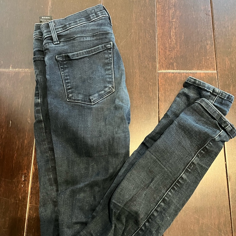 Jbrand navy Bardot skinny jeans size 26